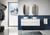 Neva Finger Pull Cabinet 1500 x 460 x 540mm Single with Crystal Ceramic Top [301340]