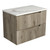 Tuscana Wall Hung Wave Groove Finger Pull Cabinet 750 x 460 x 540mm with Alpine Flat Stone Top [301154]