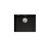 Santorini Large Bowl Undermount Sink Black [321821]