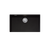 Santorini Black Mega Bowl Undermount Sink Black [321827]