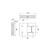 Glass to Glass Shower Door Hinge Brushed Bronze [327280]