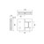 Glass to Glass Shower Door Hinge Gunmetal [327281]