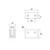 Shower Glass U Bracket Brushed Brass [327294]
