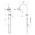 Cromford Twin Shower 210mm Rose Brushed Gold [317900]