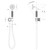 Wiltern Rail Shower Brushed Nickel [321601]