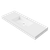 Essential Wall Mount Single Bowl 1200mm 3 Tap Holes [326225]