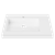 Essential Wall Mount Offset Bowl LH 750mm 3 Tap Holes [326170]