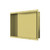 Anook Shower Niche 600 x 400 x 90mm Brushed Gold [314300]