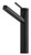 Pepe Swivel Sink Mixer Matte Black [328536]