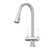 Xquisite 316 Stainless Steel Provincial Xpressfit Retractable Twin Handle Tap Chrome with Porcelain Handles [319794]