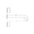 Kara Wall Basin Set 217.5mm Matte Black 5Star Lead Free [321336]