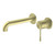 Opal Wall Bath or Basin Mixer (Separate Plate) 5Star Brushed Gold Lead Free [321361]
