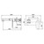 Saffron Wall Plate Mixer Trim Kit Matte Black Lead Free [327261]