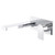 Round Square Wall Basin or Bath Mixer 220mm Spout Chrome 5Star Lead Free [328640]