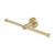 Chia Double Toilet Roll Holder Brushed Gold [319004]