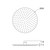 Matcha Brass Shower Head 250mm Brushed Gold [319102]