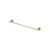 Chia Single Towel Rail 600mm Brushed Gold [319003]