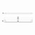Sandalwood Single Towel Rail 800mm Brushed Gold [319009]