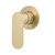 Saffron Shower Mixer (80mm Backplate) Brushed Gold Lead Free [319055]