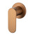 Saffron Shower Mixer Trim Kit (80mm Backplate) Brushed Bronze [319073]