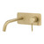 Anise Wall Plate Mixer with 210mm Spout Brushed Gold Lead Free [318981]