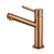 Anise Eco Basin Mixer Upswept Spout Brushed Bronze Lead Free [318967]
