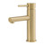 Anise Basin Mixer Straight Spout Brushed Gold Lead Free [319086]