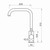 Anise Gooseneck Sink Mixer Brushed Bronze Lead Free [319101]