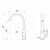 Saffron Sink Mixer Brushed Gold Lead Free [319103]