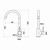 Anise Round Gooseneck Sink Mixer Brushed Bronze Lead Free [318983]