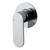 Saffron Shower Mixer (80mm Backplate) Chrome Lead Free [320091]