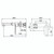 Saffron Wall Plate Mixer Trim Kit Chrome Lead Free [320020]