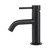 Anise Eco Basin Mixer Curved Spout Matt Black [323221]