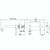 Anise Wall Plate Mixer with 210mm Spout Trim Kit Chrome Lead Free [323217]