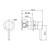 Anise Shower Mixer Trim Kit (60mm Backplate) Brushed Nickel [323245]