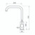 Anise Gooseneck Sink Mixer Brushed Nickel Lead Free [323267]