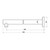 Matcha Straight Shower Arm 380mm Gunmetal [327059]