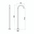 Matcha Floor Mounted Bath Spout Brushed Nickel [327081]