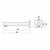 Chai Bath Spout 200mm Brushed Nickel [326936]