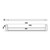 Sandalwood Double Towel Rail 600mm Gunmetal [326997]