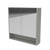 Sanremo Shaving Cabinet 750mm Double Door Platinum Collection White [290481]
