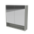 Sanremo Shaving Cabinet 750mm Double Door Platinum Collection White [290481]