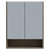 Sanremo Shaving Cabinet 600mm Double Door Gold Collection White [290477]