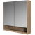 Sanremo Shaving Cabinet 750mm Double Door Gold Collection White [290480]