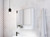 Sanremo Shaving Cabinet 750mm Double Door Gold Collection White [290480]