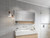 Sanremo Shaving Cabinet 1200mm Three Door Gold Collection White [290488]