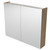 Tennessee Shaving Cabinet 900mm Double Door Gold Collection White [290494]