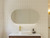 Ballad Shaving Cabinet 1200mm Three Door Gold Collection White [298234]