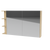 New York Shaving Cabinet 1200mm Right Double Door Gold Collection White [298429]