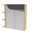 New York Shaving Cabinet 750mm Right Double Door Gold Collection White [298416]